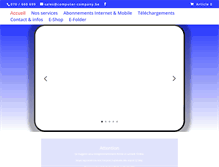 Tablet Screenshot of computer-company.be